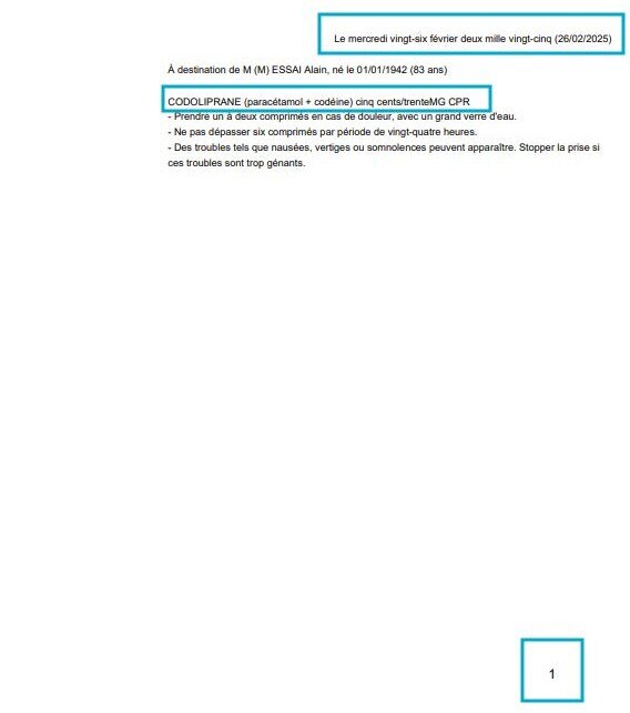 Comment éditer une ordonnance sécurisée dans Weclever_4-1